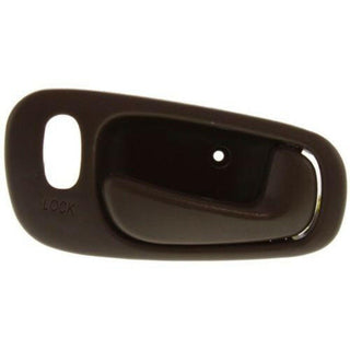 1998-2002 Toyota Corolla Front Door Handle RH, Brown, Power Lock, w/Lock Hole.