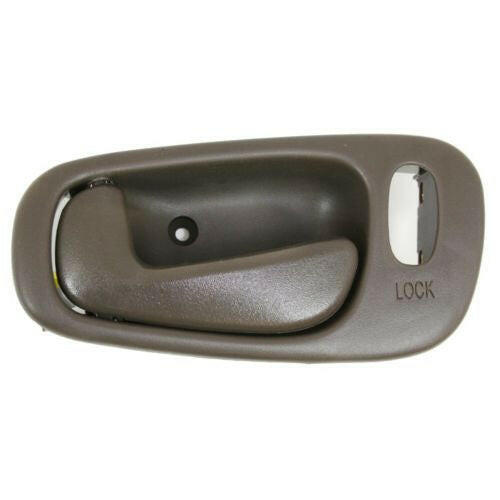 1998-2002 Toyota Corolla Front Door Handle LH, Brown, Power Lock, w/Lock Hole.