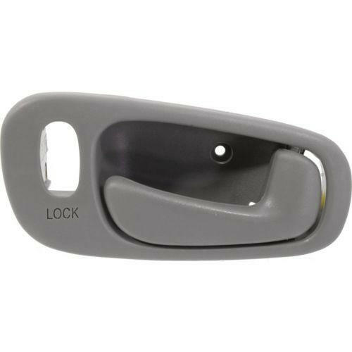 1998-2002 Toyota Corolla Front Door Handle RH, Gray, Power Lock, w/Lock Hole.