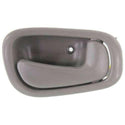 1998-2002 Geo Prizm Front Door Handle RH, Inside, Gray, Manual Lock, w/o Lock Hole.