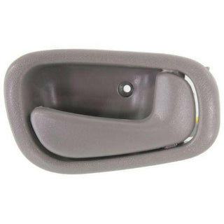 1998-2002 Toyota Corolla Front Door Handle RH, Gray, Manual Lock, w/o Lock Hole.