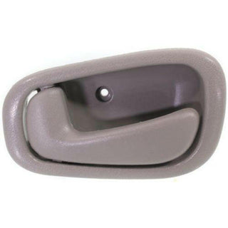 1998-2002 Toyota Corolla Front Door Handle LH, Gray, Manual Lock, w/o Lock Hole.