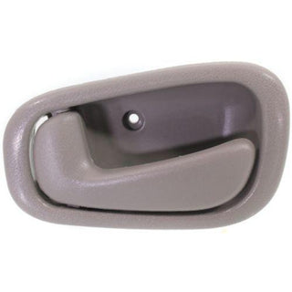 1998-2002 Geo Prizm Front Door Handle LH, Inside, Gray, Manual Lock, w/o Lock Hole - Classic 2 Current Fabrication