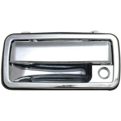 1994-2004 GMC Sonoma Front Door Handle LH, Outside, All Chrome, w/Keyhole.