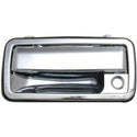 1994-2004 GMC Sonoma Front Door Handle LH, Outside, All Chrome, w/Keyhole.