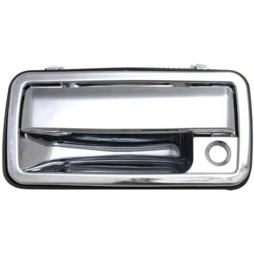1995-2005 Chevy Blazer Front Door Handle LH, Outside, All Chrome, w/Keyhole.