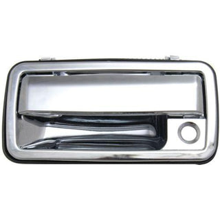 1995-2005 Chevy Blazer Front Door Handle LH, Outside, All Chrome, w/Keyhole.