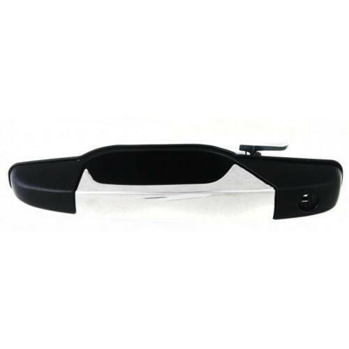 2007-2014 GMC Sierra Front Door Handle LH, Outside Lvr+prmd Hsg, w/Keyhole.