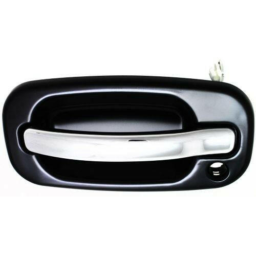 1999-2007 Chevy Silverado Front Door Handle LH, Smooth Blk Bzl Lvr,.