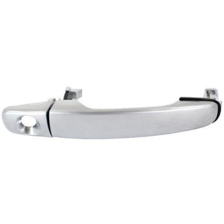 2004-2008 Chevy Malibu Front Door Handle LH, Outside, Satin Chrome, w/Keyhole.