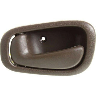 1998-2002 Toyota Corolla Rear Door Handle LH, Brown, Manual Lock, w/o Lock Hole.