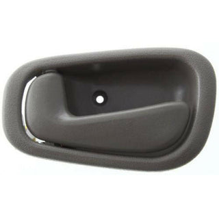 1998-2002 Toyota Corolla Rear Door Handle LH, Dark Gray, Manual Lock.