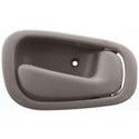 1998-2002 Geo Prizm Rear Door Handle RH, Neutral, Beige, Manual Lock, w/o Lock Hole.