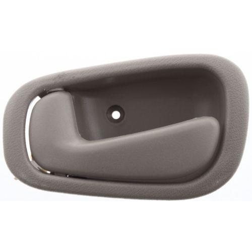 1998-2002 Toyota Corolla Rear Door Handle LH, Neutral, Beige, Manual Lock.
