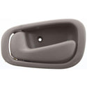 1998-2002 Toyota Corolla Rear Door Handle LH, Neutral, Beige, Manual Lock.