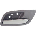 2007-2014 GMC Sierra Rear Door Handle RH, Inside, Gray Bezel Lever.