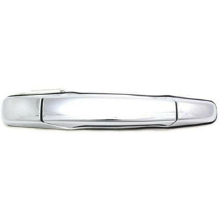 2007-2014 GMC Sierra Rear Door Handle RH, Outside, Chrome, W/o Keyhole.