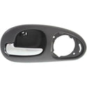 1998-2004 Chrysler Concorde Rear Door Handle LH, Chrome Black, Sedan.