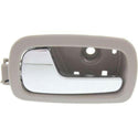2005-2010 Chevy Cobalt Rear Door Handle LH, Chrome Lvr+gray Hsg..