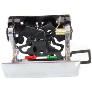 2007-2014 GMC Sierra Tailgate Handle, All Chrome, W/o Keyhole.