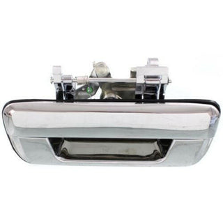 2004-2011 Chevy Colorado Tailgate Handle, All Chrome, W/o Keyhole.