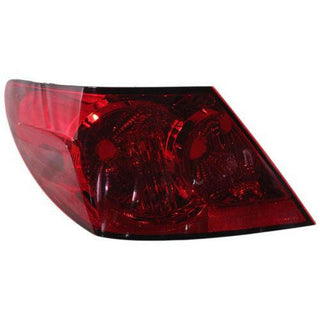 2009-2010 Chrysler Sebring Tail Lamp LH, Outer, Lens And Housing, Sedan.