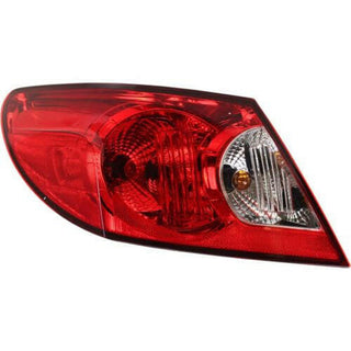 2007-2008 Chrysler Sebring Tail Lamp LH, Outer, Assembly, Sedan.