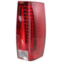 2007-2013 Cadillac Escalade Tail Lamp RH, Assembly, Red & Clear Lens.