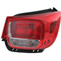 2013-2015 Chevy Malibu Tail Lamp RH, Outer, w/Wiring Harness.