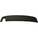 2008-2012 Chevy Malibu Rear Lower Valance, Textured, w/Single Exhaust.