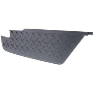 2004-2012 GMC Canyon Rear Bumper Step Pad, LH, Outer, W/o Extreme, Black.