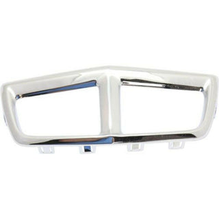 2011-2015 Cadillac CTS Rear Bumper Molding, Tailpipe Bezel, Stainless.