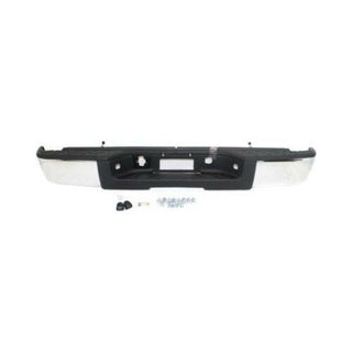 2007-2013 GMC Sierra Step Bumper, Assy, Steel, W/o Parking Aid Sensor.