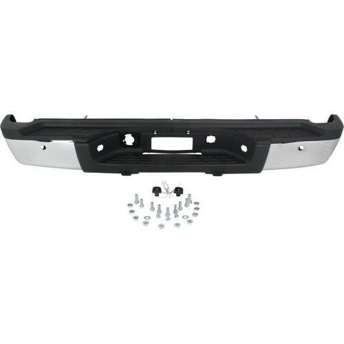 2007-2010 GMC Sierra Step Bumper, Assy, Steel, W/ Parking Aid Sensor Hole.
