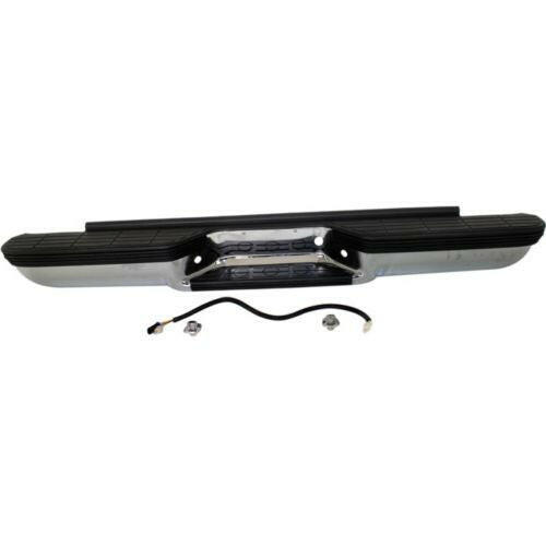 1988-1999 Chevy C/K Pickup Step Bumper, Assy, Chrome, Steel, Stepside.