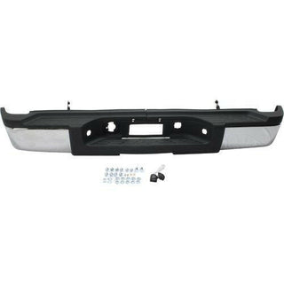 2011-2013 GMC Sierra Step Bumper, W/o Parking Sensor, Single Rear Wheel.
