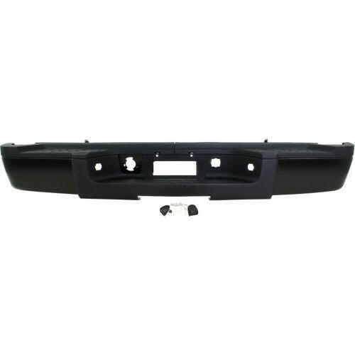 2011-2013 GMC Sierra Step Bumper, Steel, W/o Parking Sensor, Single Rear Wheel.