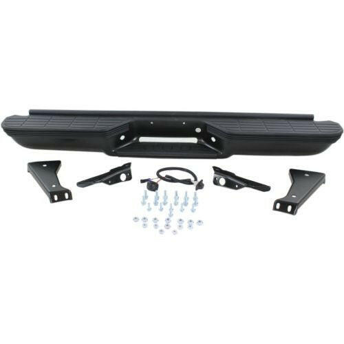 1988-1998 Chevy C/K Pickup Step Bumper, Steel, w/Impact Strip, Custom.