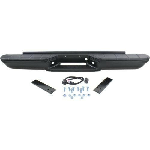 1988-1999 Chevy C/K Pickup Step Bumper, Steel, w/Impact Strip, Stepside.