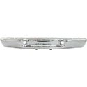 1998-2004 Chevy S-10 Pickup Step Bumper, Chrome, Steel, Fleetside.