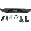 1999-2005 Chevy Silverado Step Bumper, Assy, Black, Steel, Stepside.