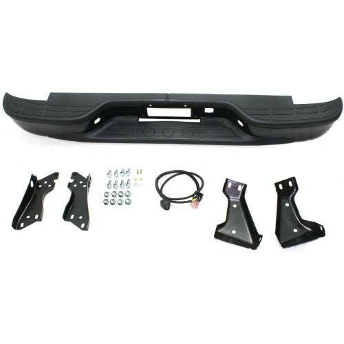 1999-2005 GMC Sierra Step Bumper, Assy, Black, Steel, Stepside.