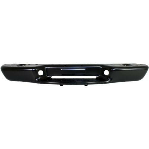 1998-2004 Chevy S-10 Pickup Step Bumper, Black, Steel, Fleetside.