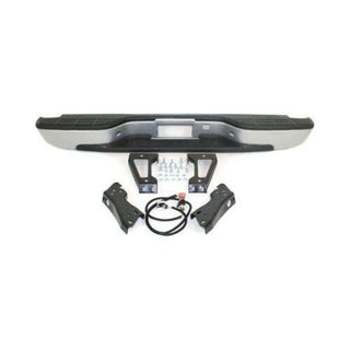 1999-2007 GMC Sierra Step Bumper, Assy, Silver, Steel, Fleetside, Exc Hd.