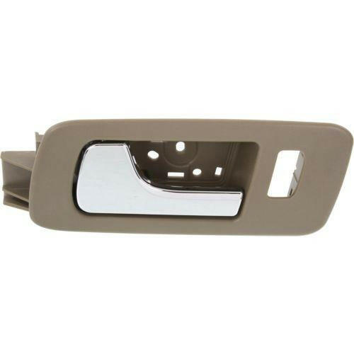 2005-2011 Cadillac STS Front Door Handle LH, Chrome Lever+beige Housing.