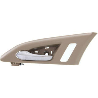 2008-2013 Cadillac CTS Front Door Handle LH, Chrome Lever/Beige Housing - Classic 2 Current Fabrication