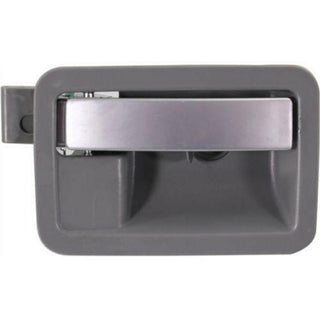 2005-2011 Dodge Dakota Front Door Handle RH, Silver Lever+light Gray Housing.