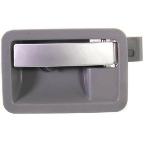 2004-2009 Dodge Durango Front Door Handle LH, Silver Lever+light Gray Housing.