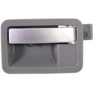 2004-2009 Dodge Durango Front Door Handle LH, Silver Lever+light Gray Housing.