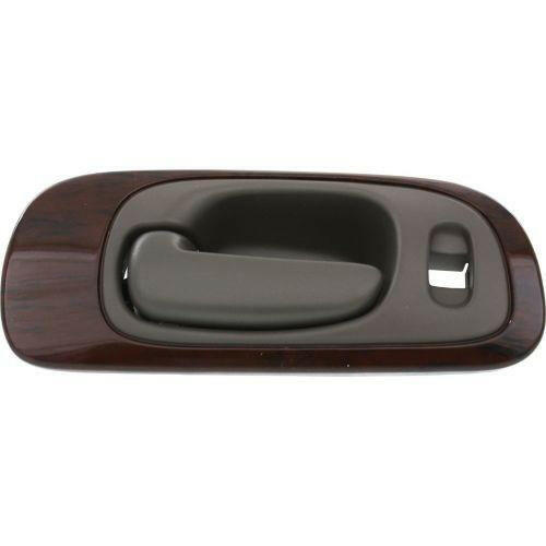 1998-2004 Chrysler Concorde Front Door Handle LH, Gray w/Woodgrain Bezel, w/6 Nuts.